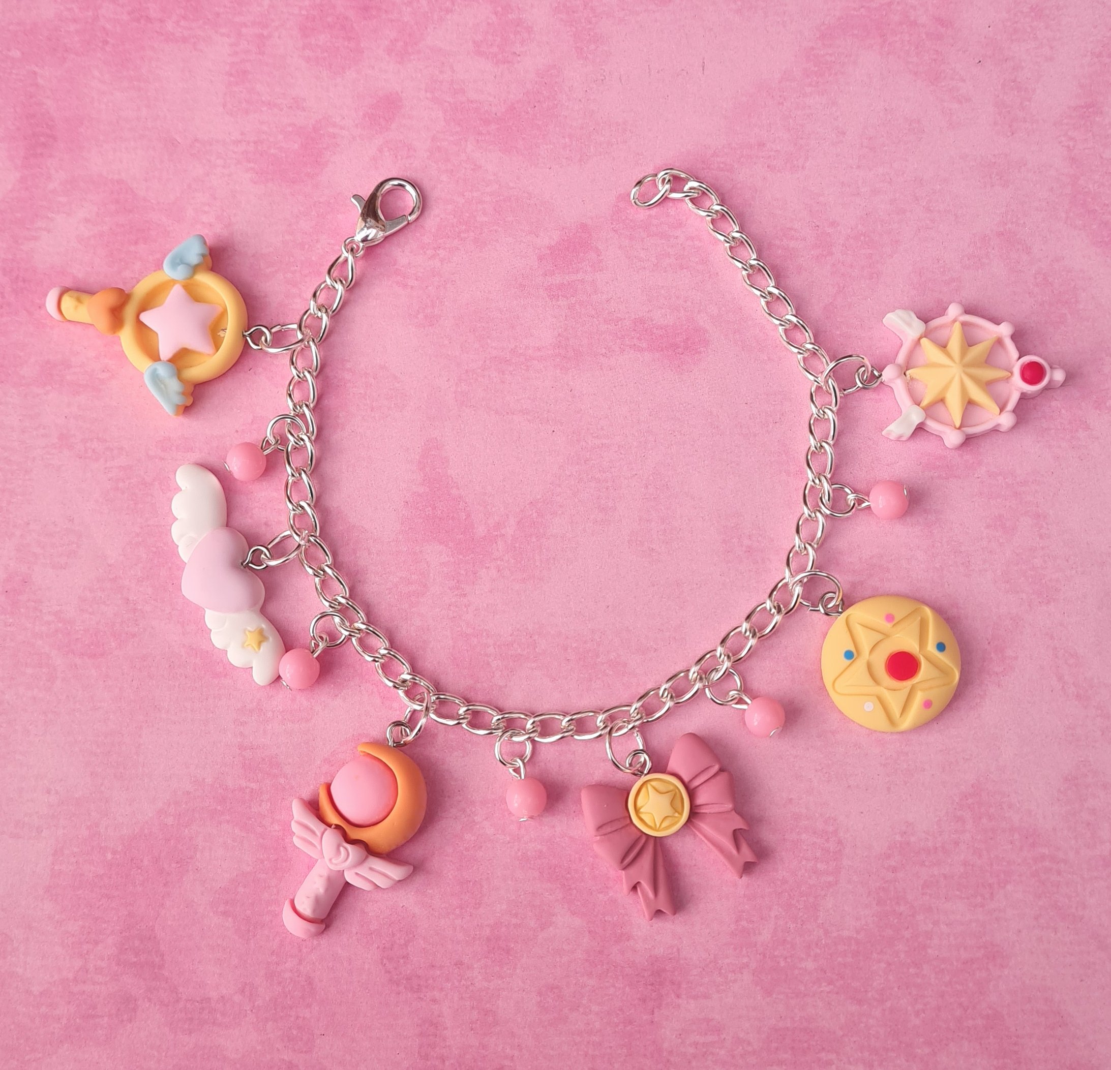 Kawaii Japanese Anime Sanrio Charm Bracelet With Hello Kitty Kuromi Melody  Cinnamoroll Pom Pom Purin Diy Accessories For Women - Animation  Derivatives/peripheral Products - AliExpress