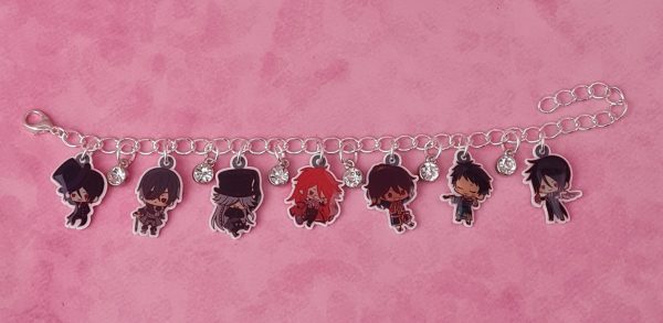 Black Butler Character Charm Bracelet - Image 2