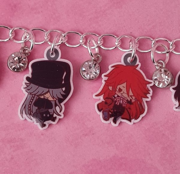 Black Butler Character Charm Bracelet - Image 4