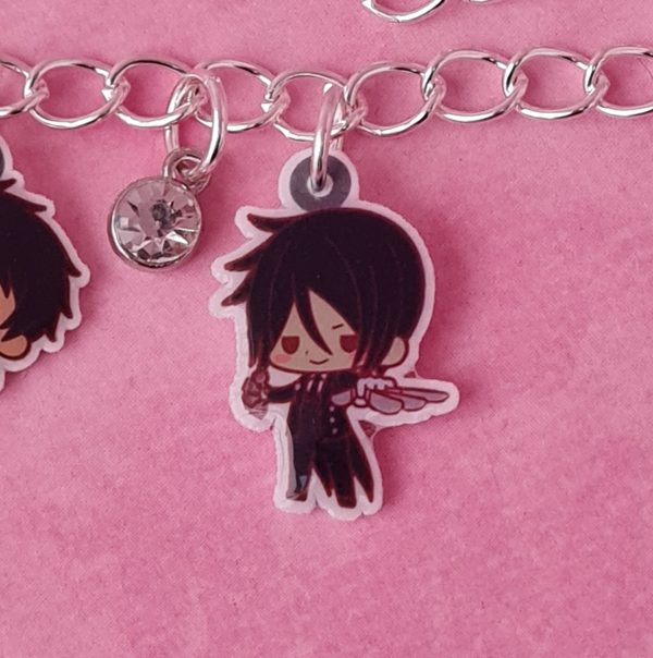 Black Butler Character Charm Bracelet - Image 6