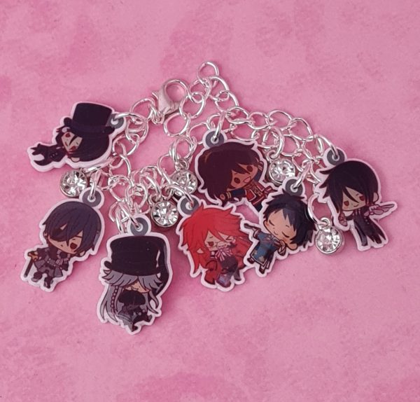 Black Butler Character Charm Bracelet - Image 7